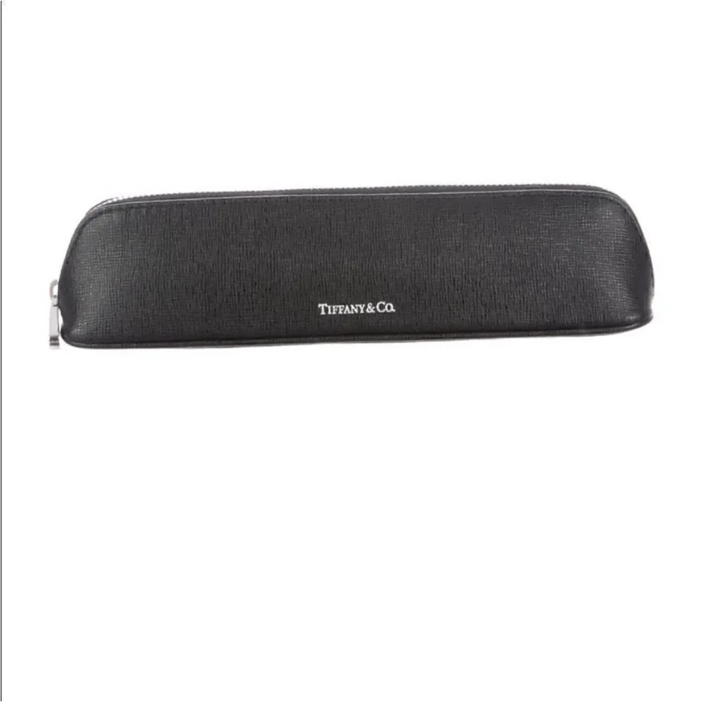 Tiffany & Co Pencil case black and blue NWOT